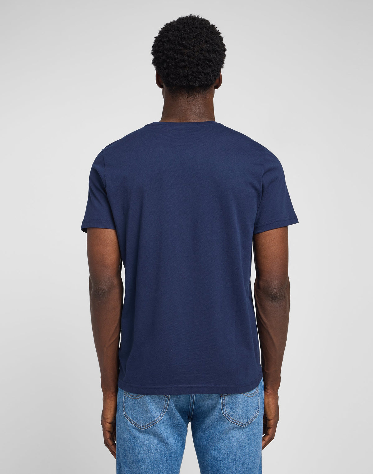 Patch Logo Tee in Navy