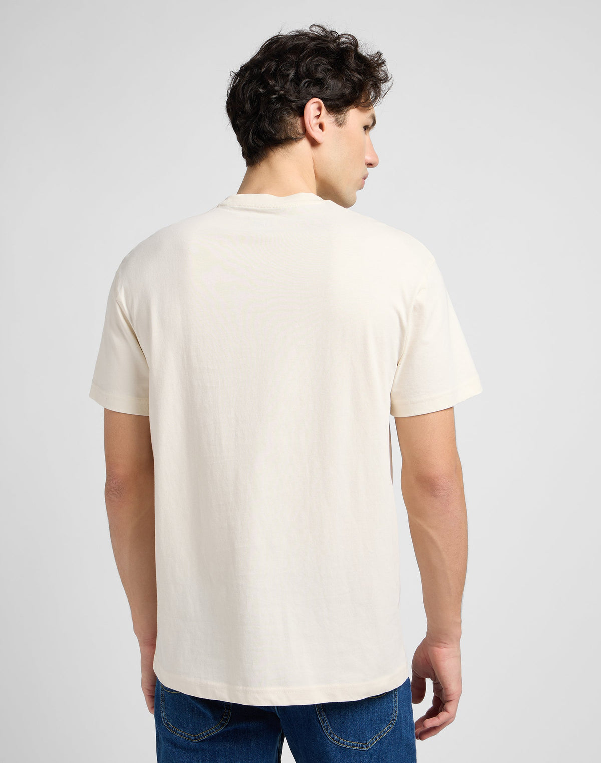 Relaxed Pocket Tee in Ecru