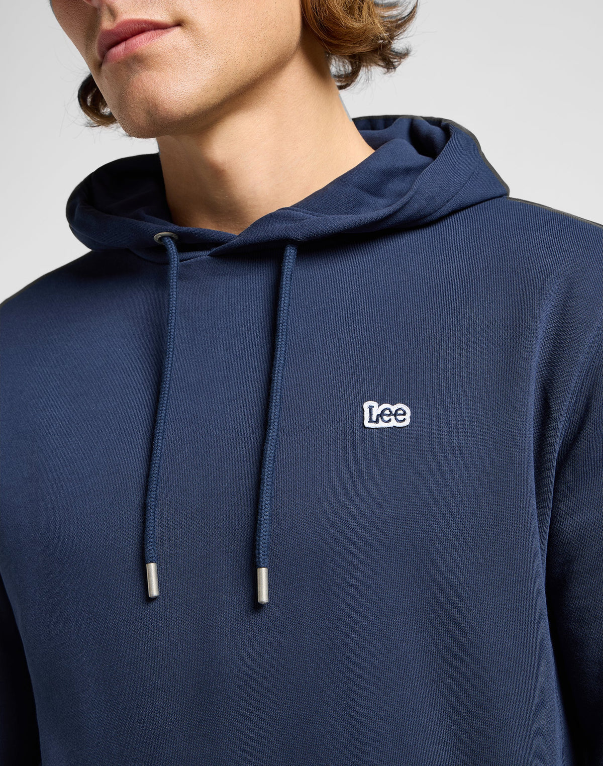 Plain Hoodie in Mood Indigo