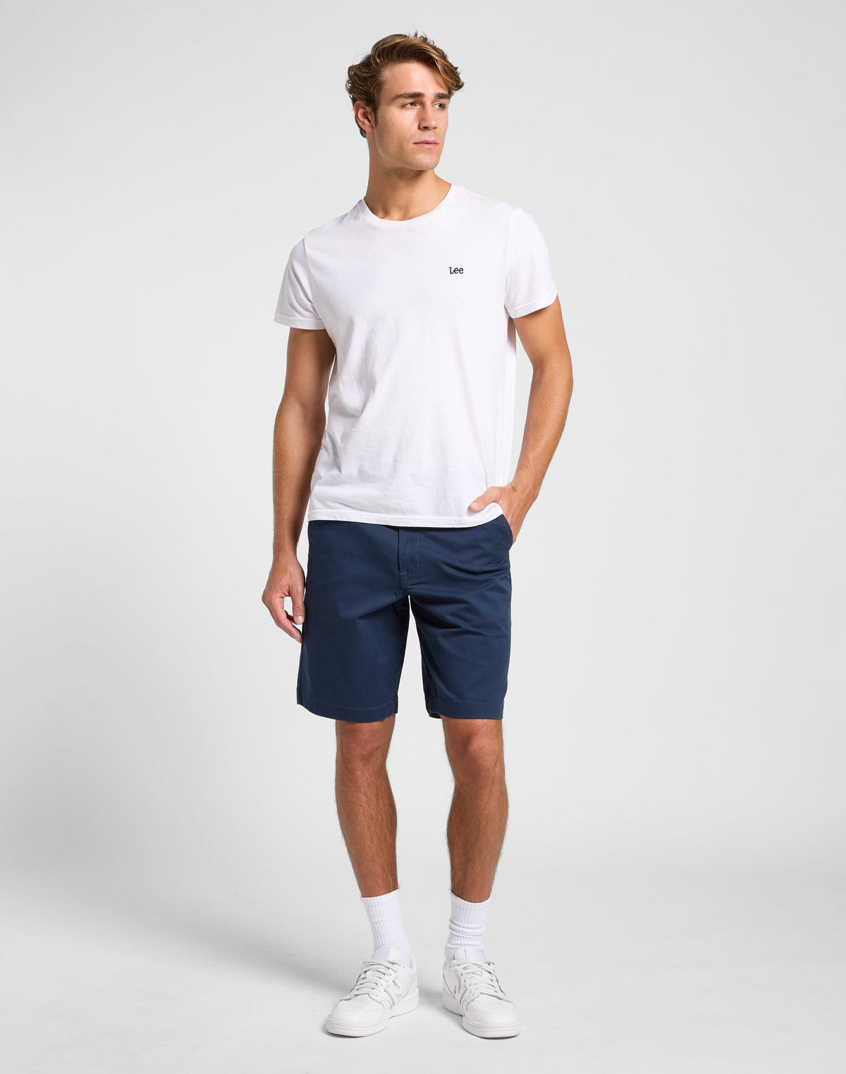 Relaxed Chino Short in Deep Navy