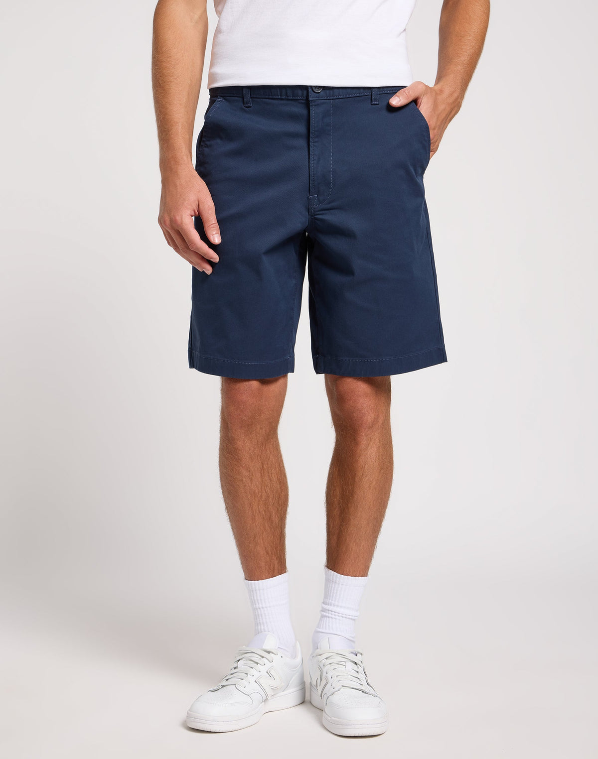 Relaxed Chino Short in Deep Navy