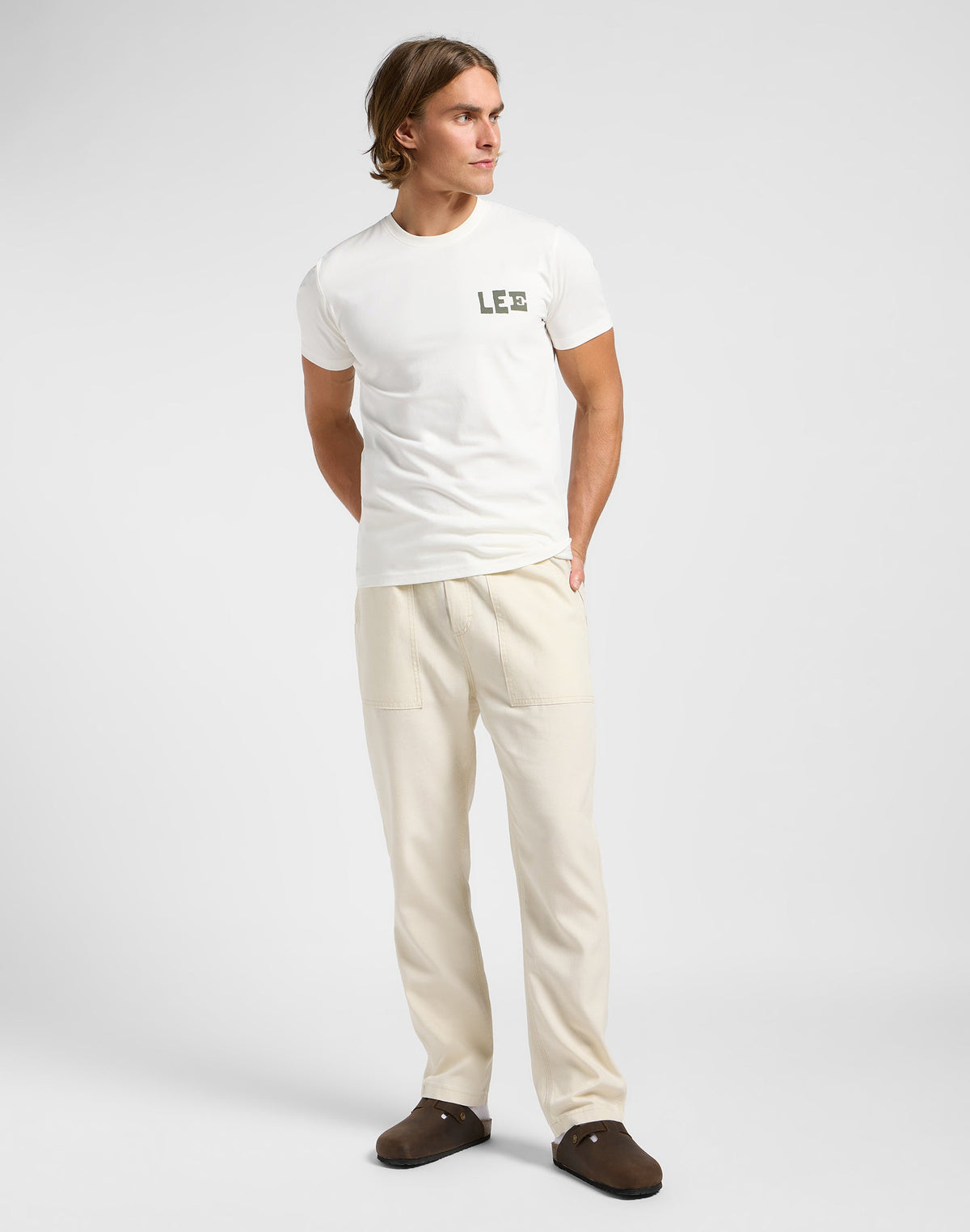 Utility Drawstring Pant in Soy Bean