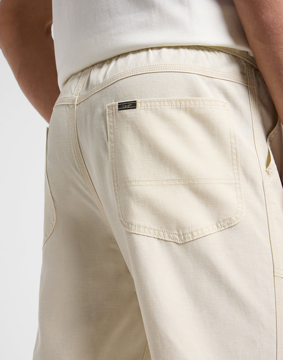 Utility Drawstring Pant in Soy Bean