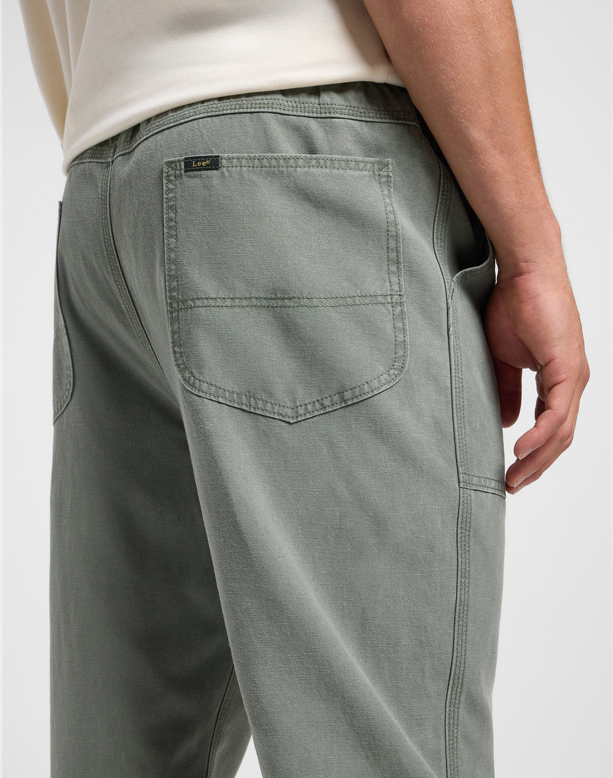 Utility Drawstring Pant in Olive Grove