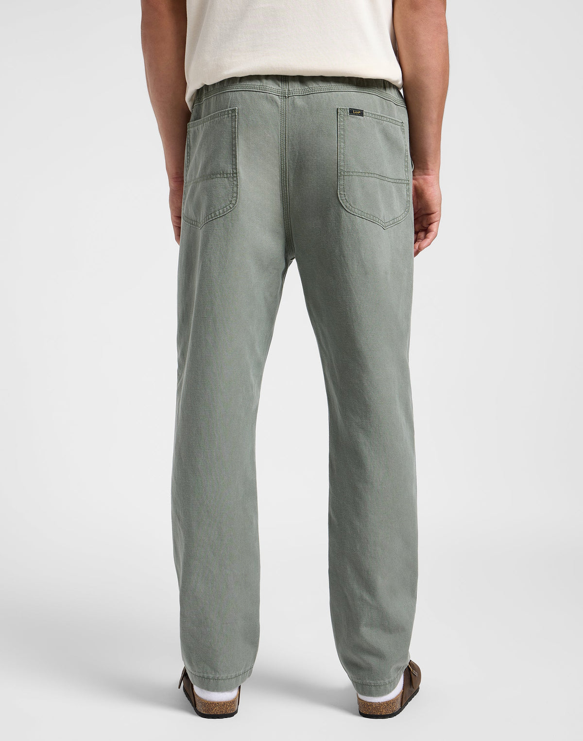 Utility Drawstring Pant in Olive Grove