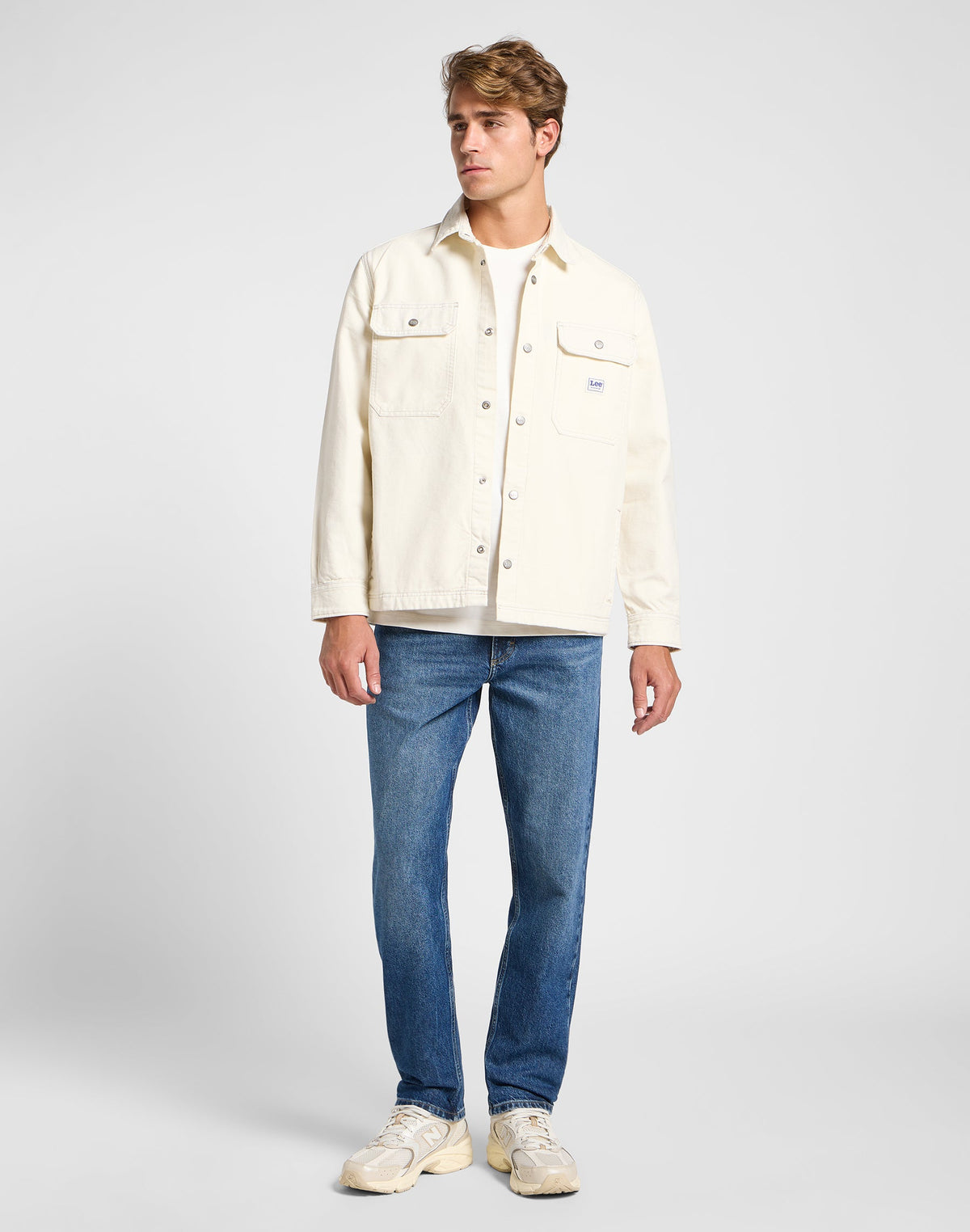 Workwear Overshirt in Ecru