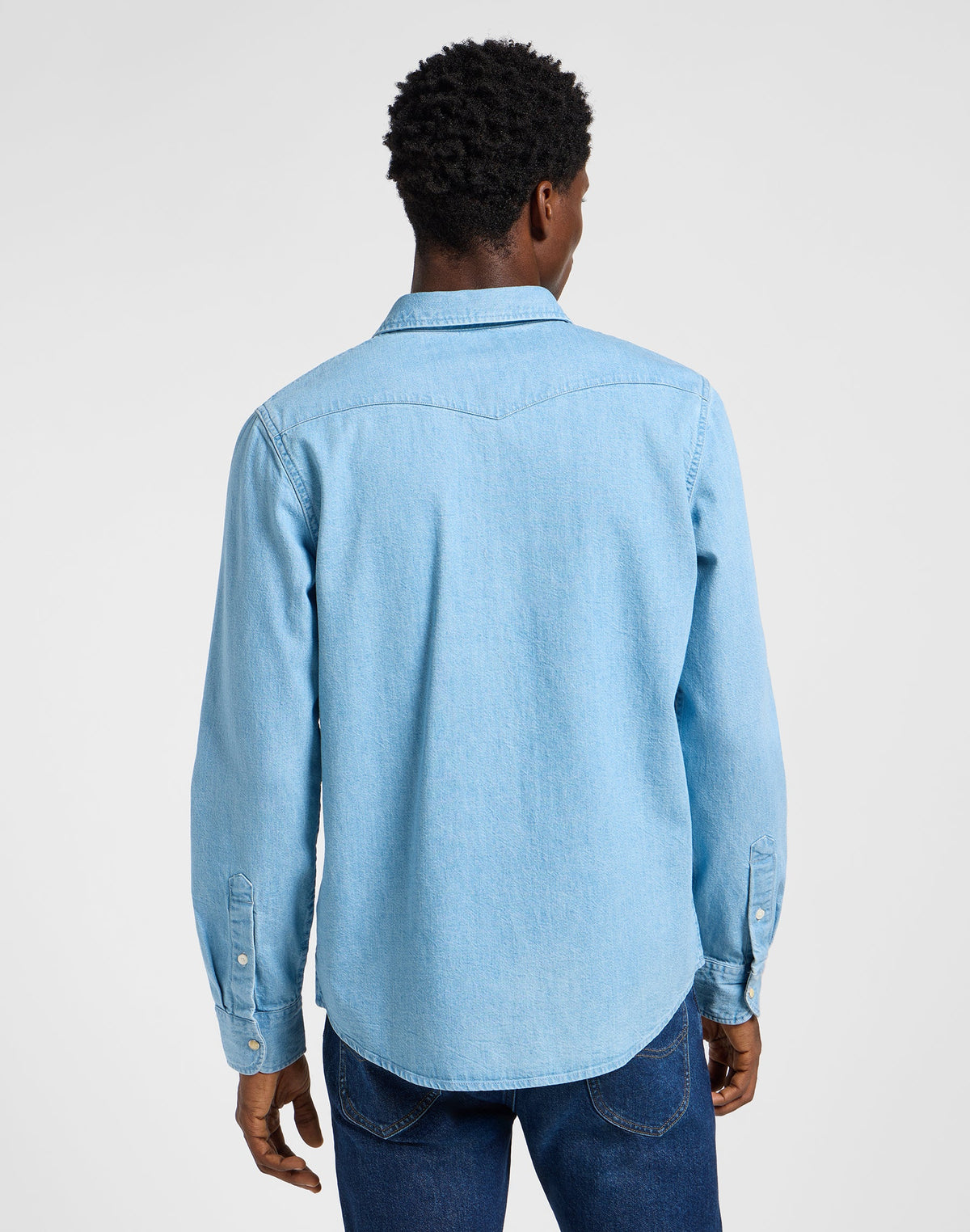 Regular Western Shirt in Lakeside Wash