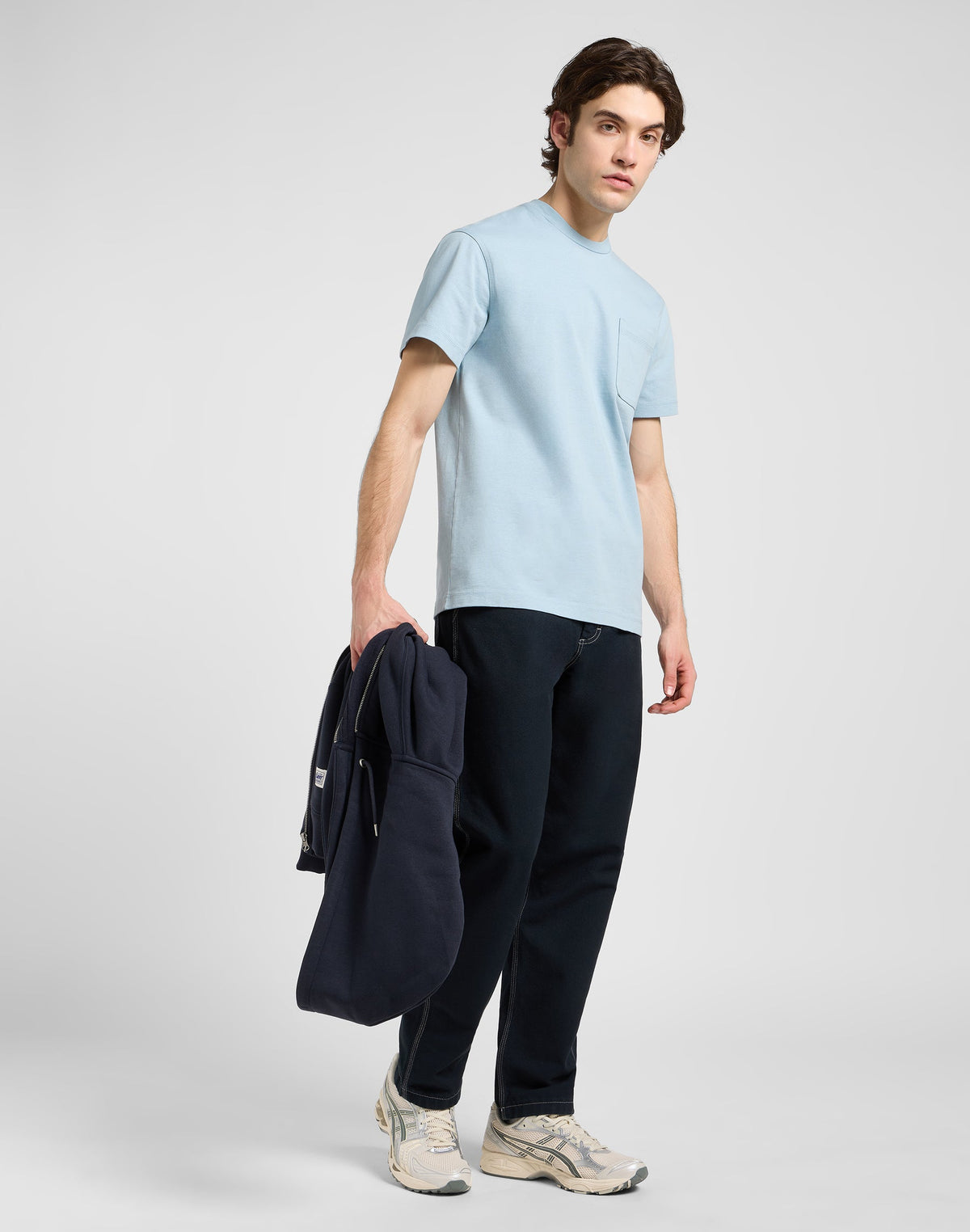 Ww Pckt Tee in Jet Stream Blue