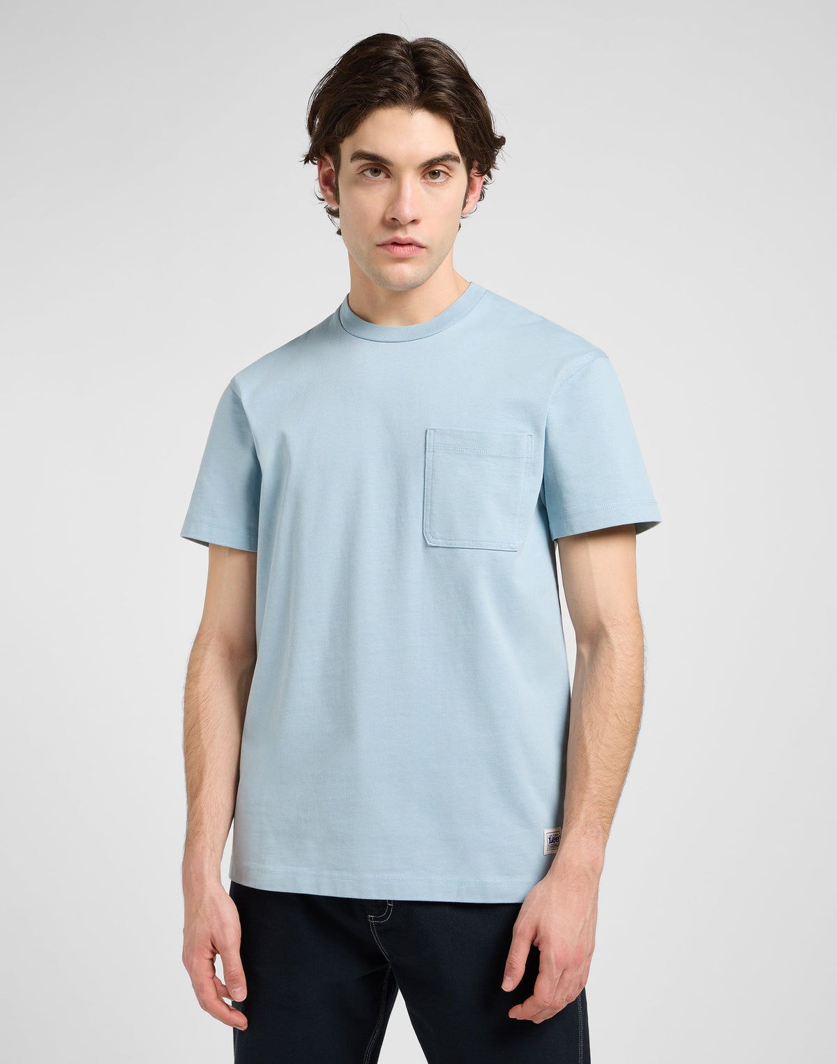 Ww Pckt Tee in Jet Stream Blue