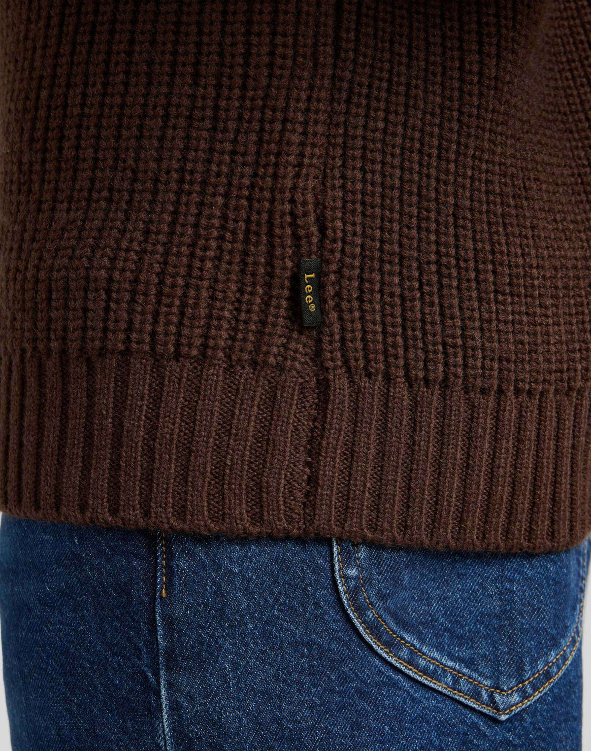 Chunky Crew Neck in Arabica