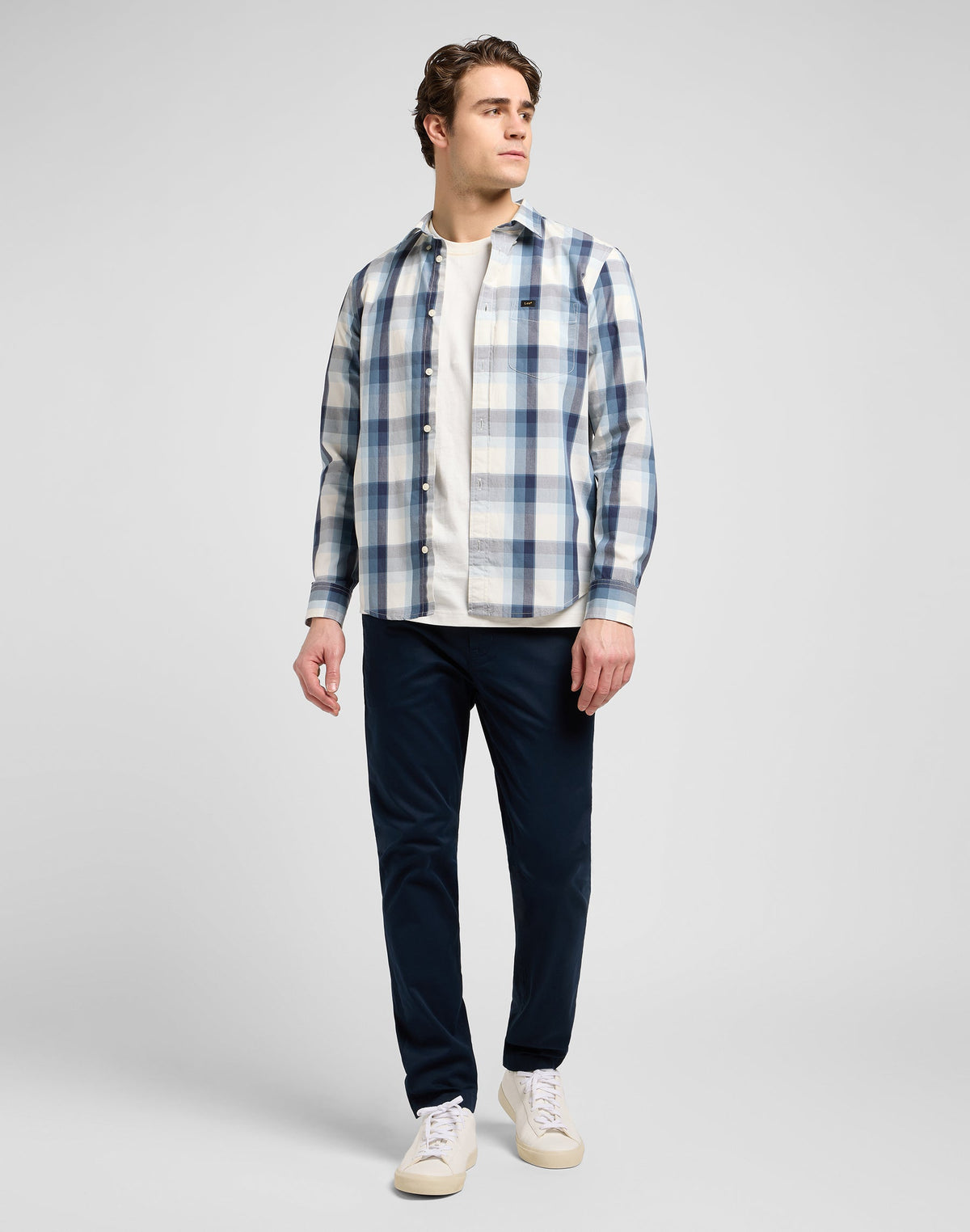 Lee Button Down in Vintage Blue Ombre