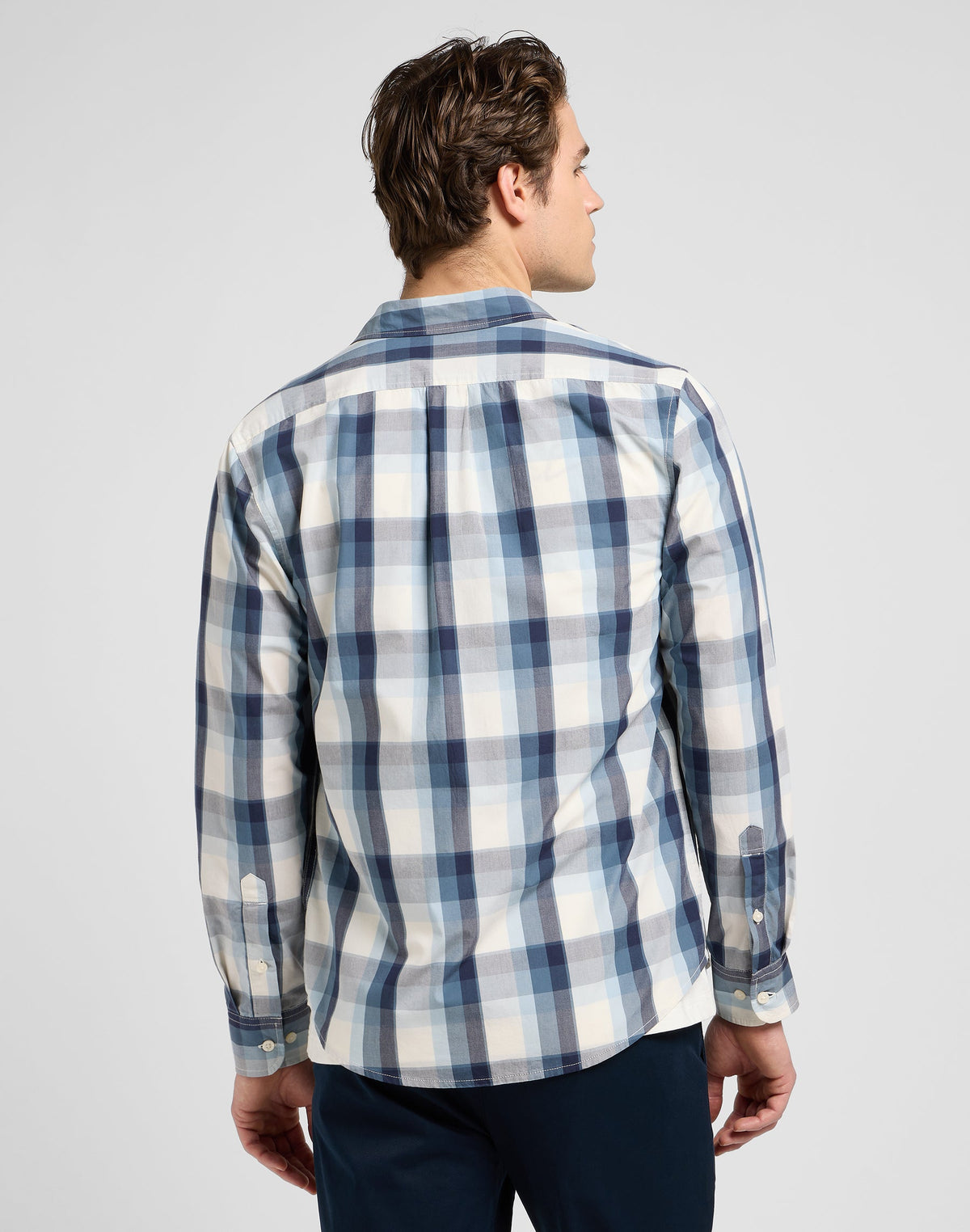 Lee Button Down in Vintage Blue Ombre