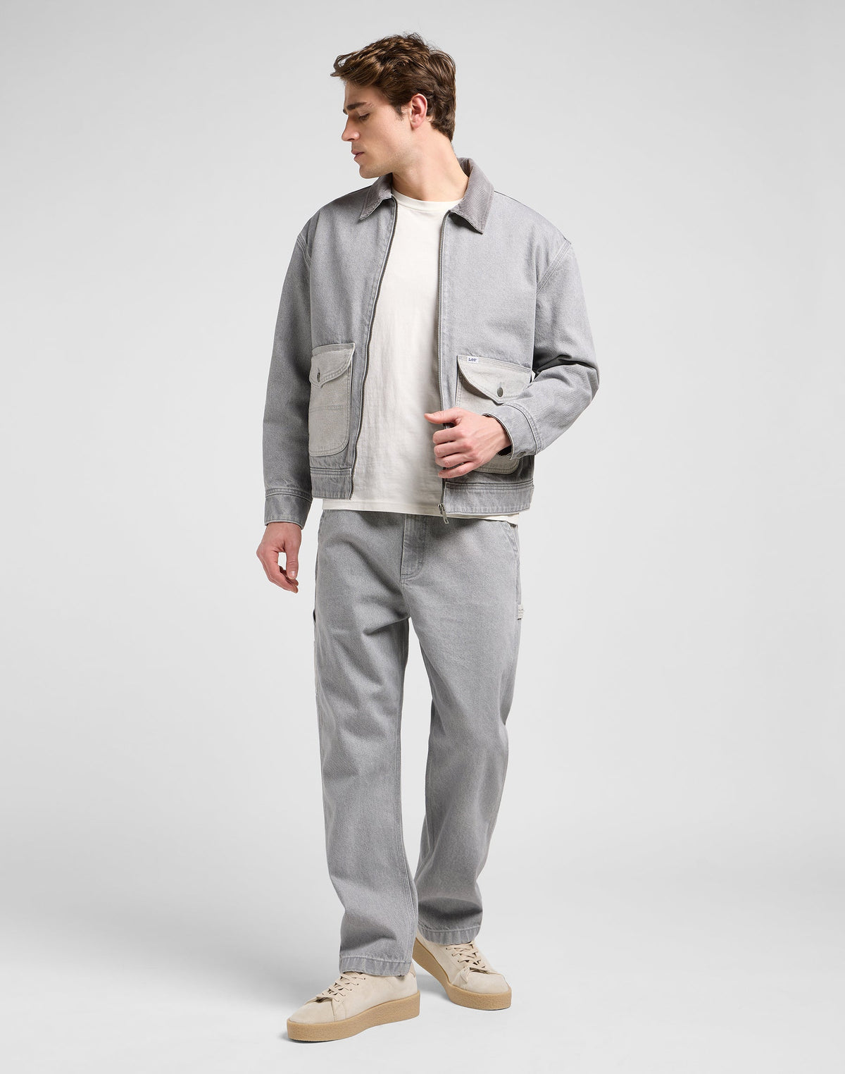 Slouchy Str Carpenter in Gemini Grey