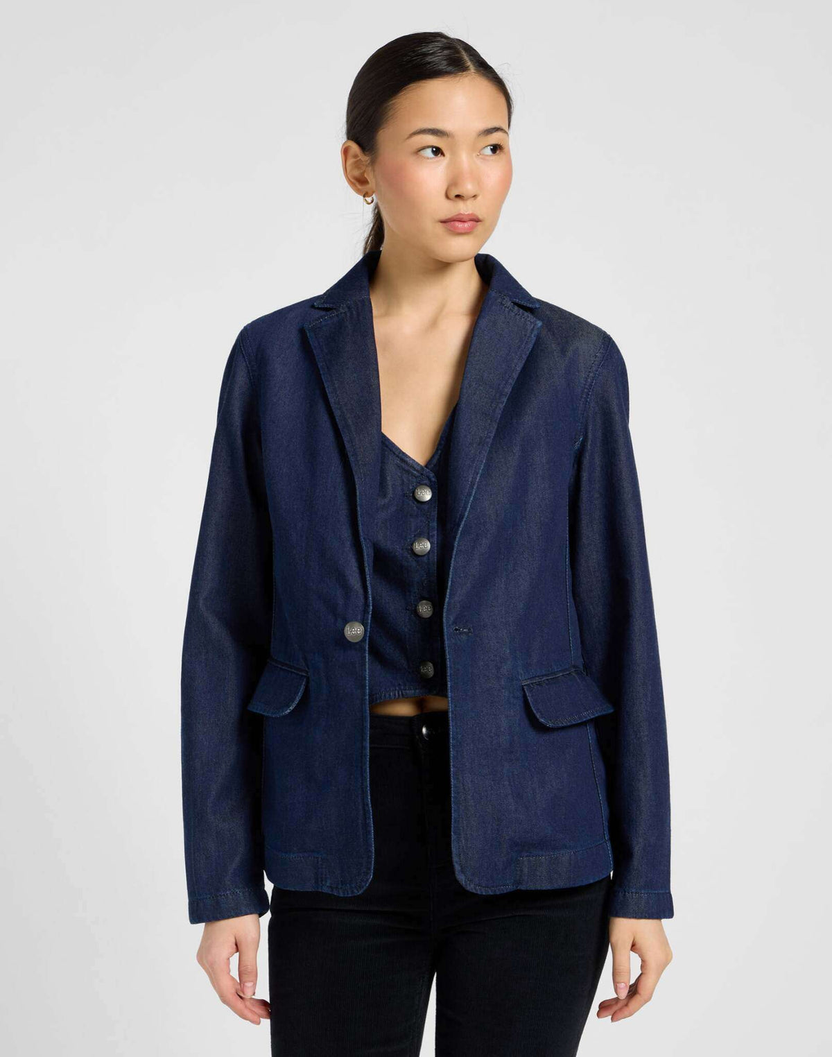 Structured Blazer in Regal Blue