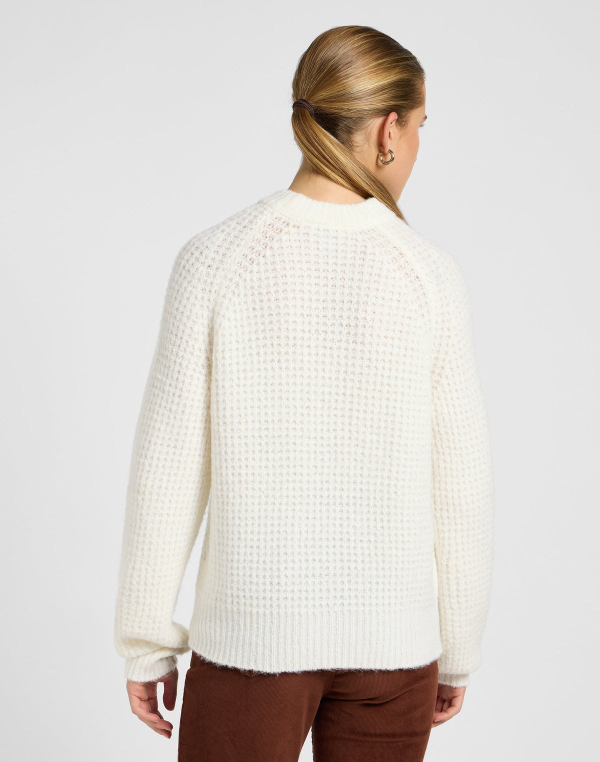 Knit Sweater in Ecru