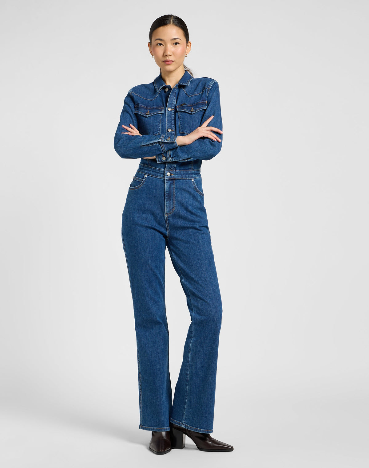 Western Jumpsuit in Upstream
