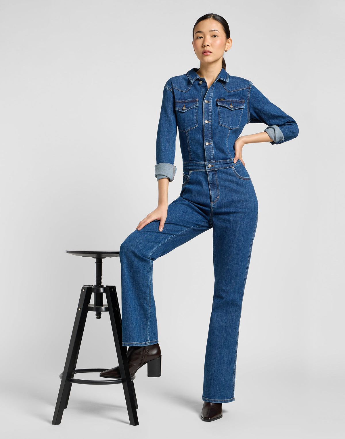 Western Jumpsuit in Upstream