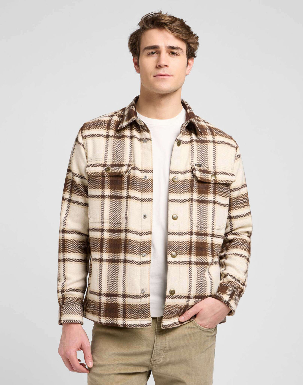 Relaxed Overshirt in Arabica Plaid