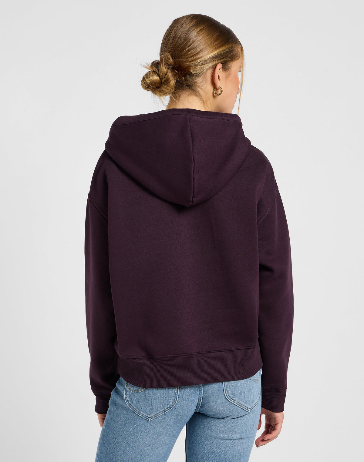 Essential Hoodie in Deep Wine