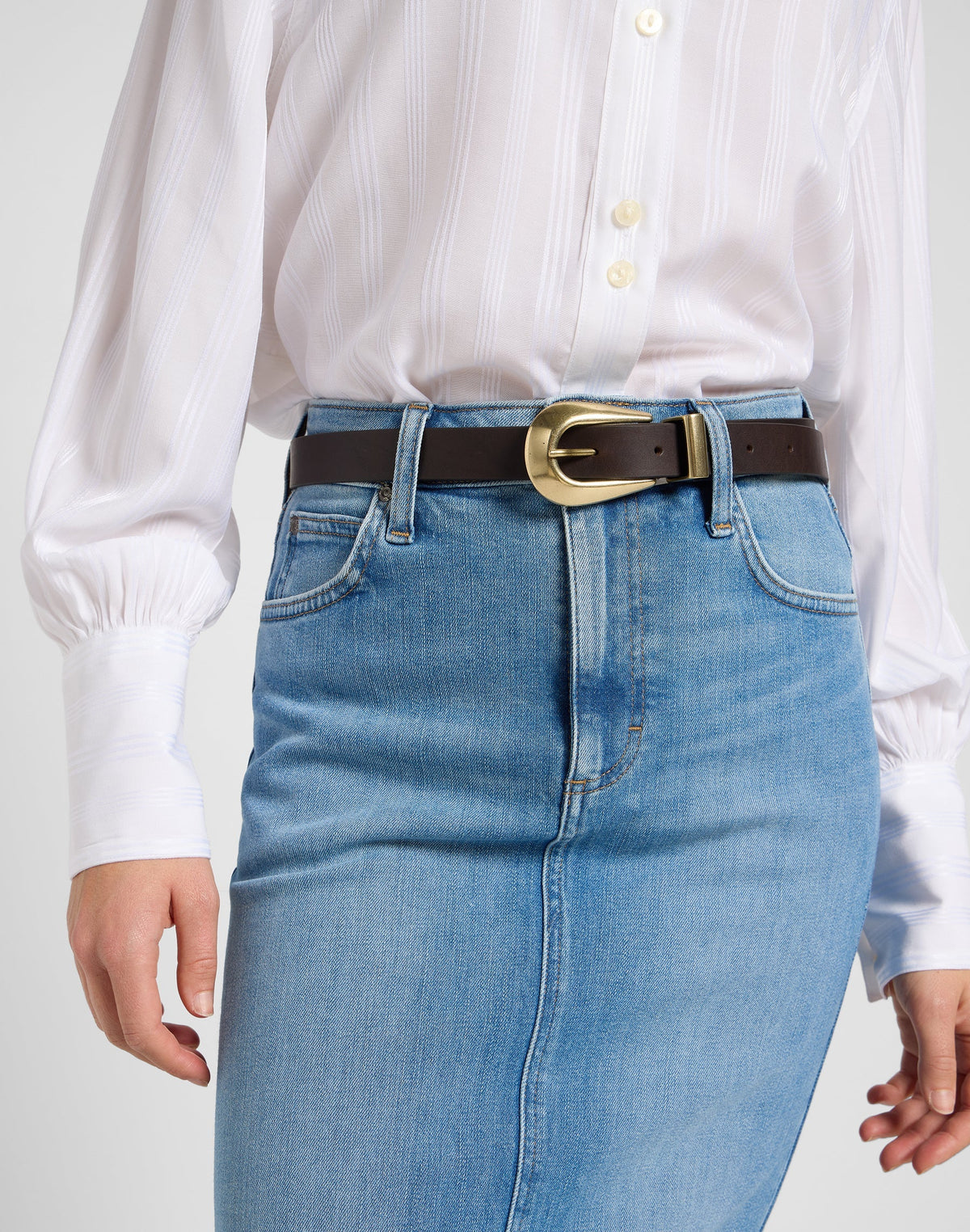 Lady Belt in Dark Brown