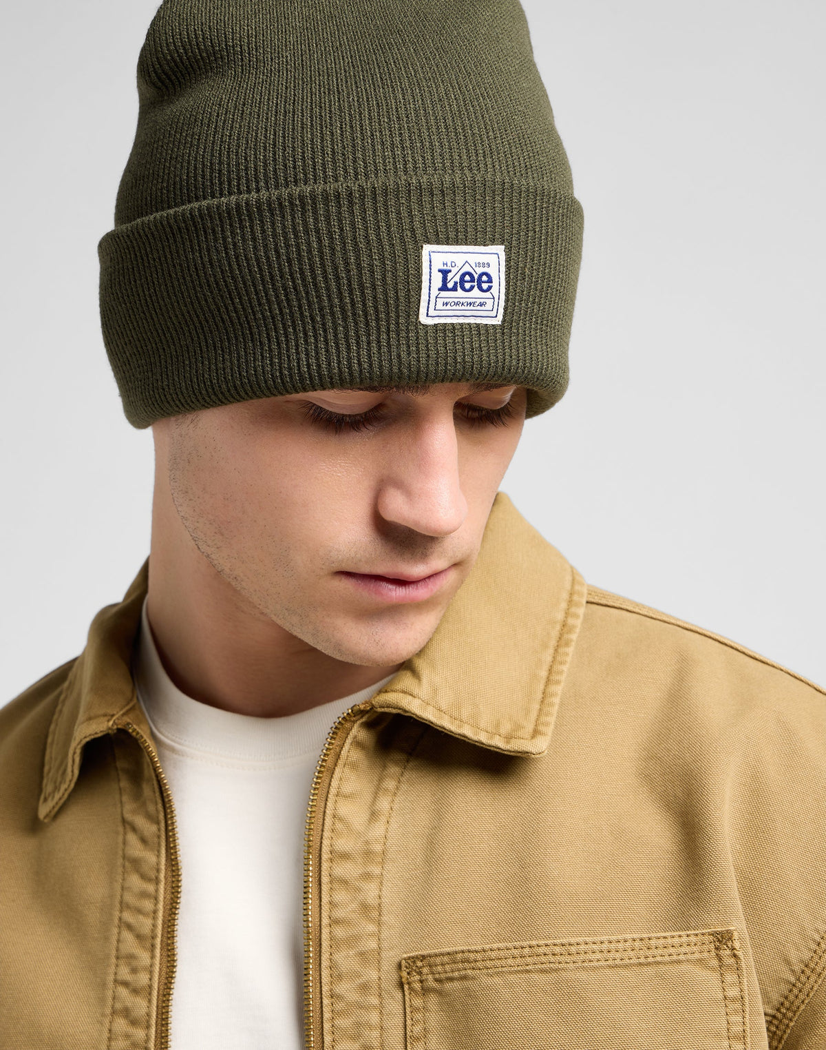 Workwear Beanie in Oak Moss