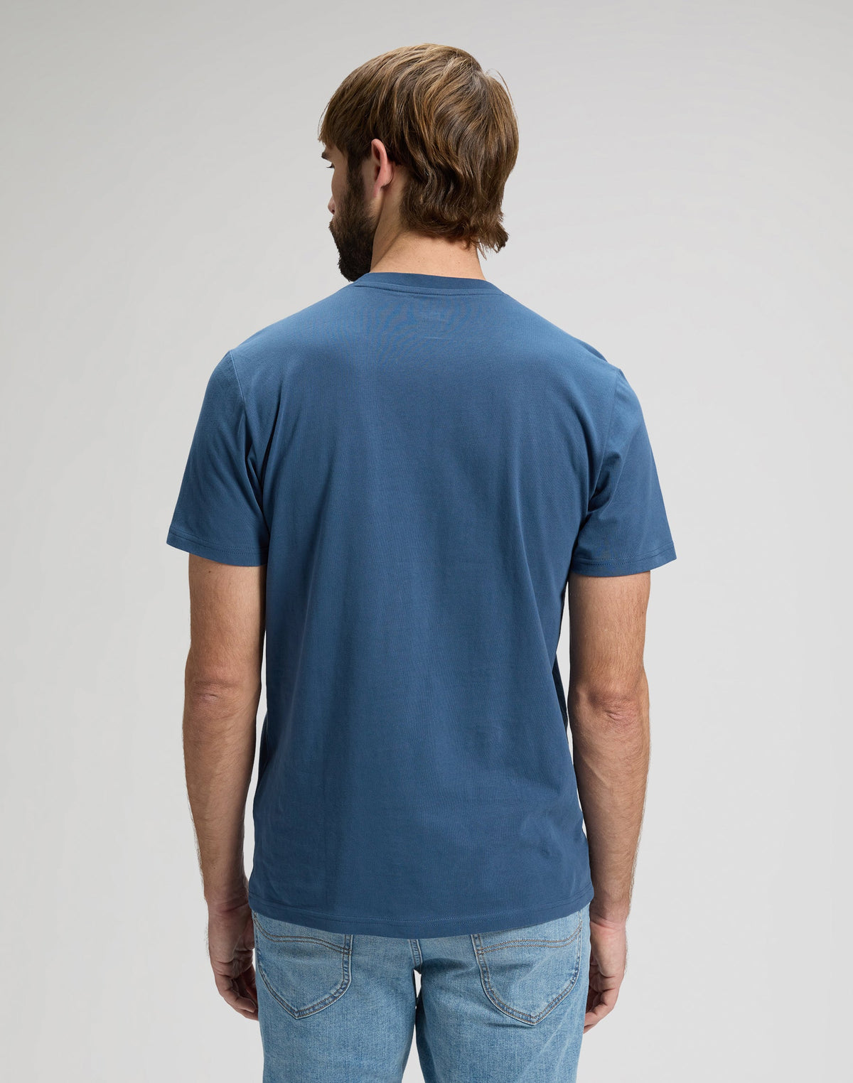 Medium Wobbly Lee Tee in Academy Blue