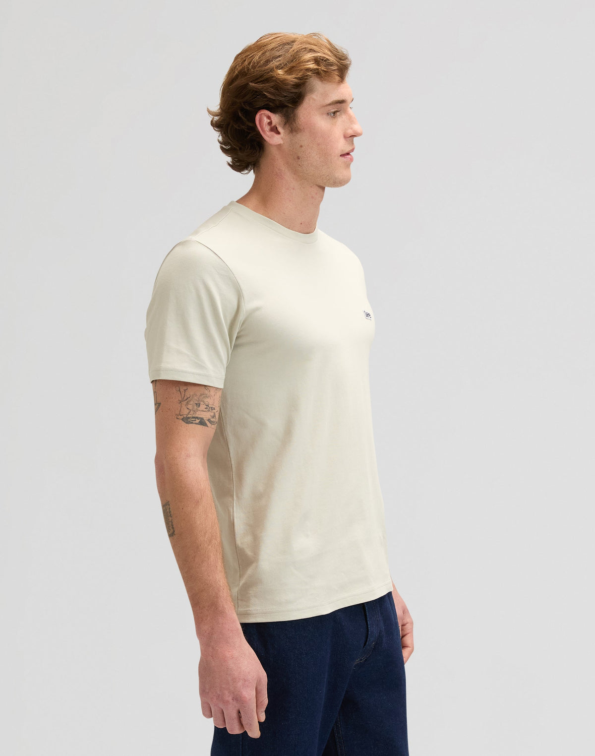 Ss Patch Logo Tee in Cove