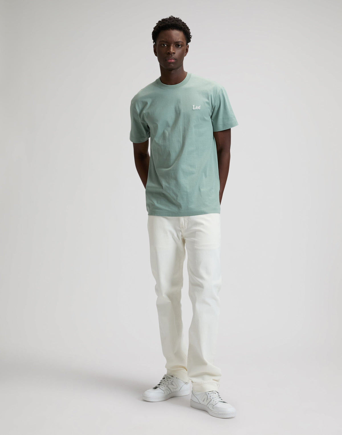 Ss Small Logo Tee in Desert Sage