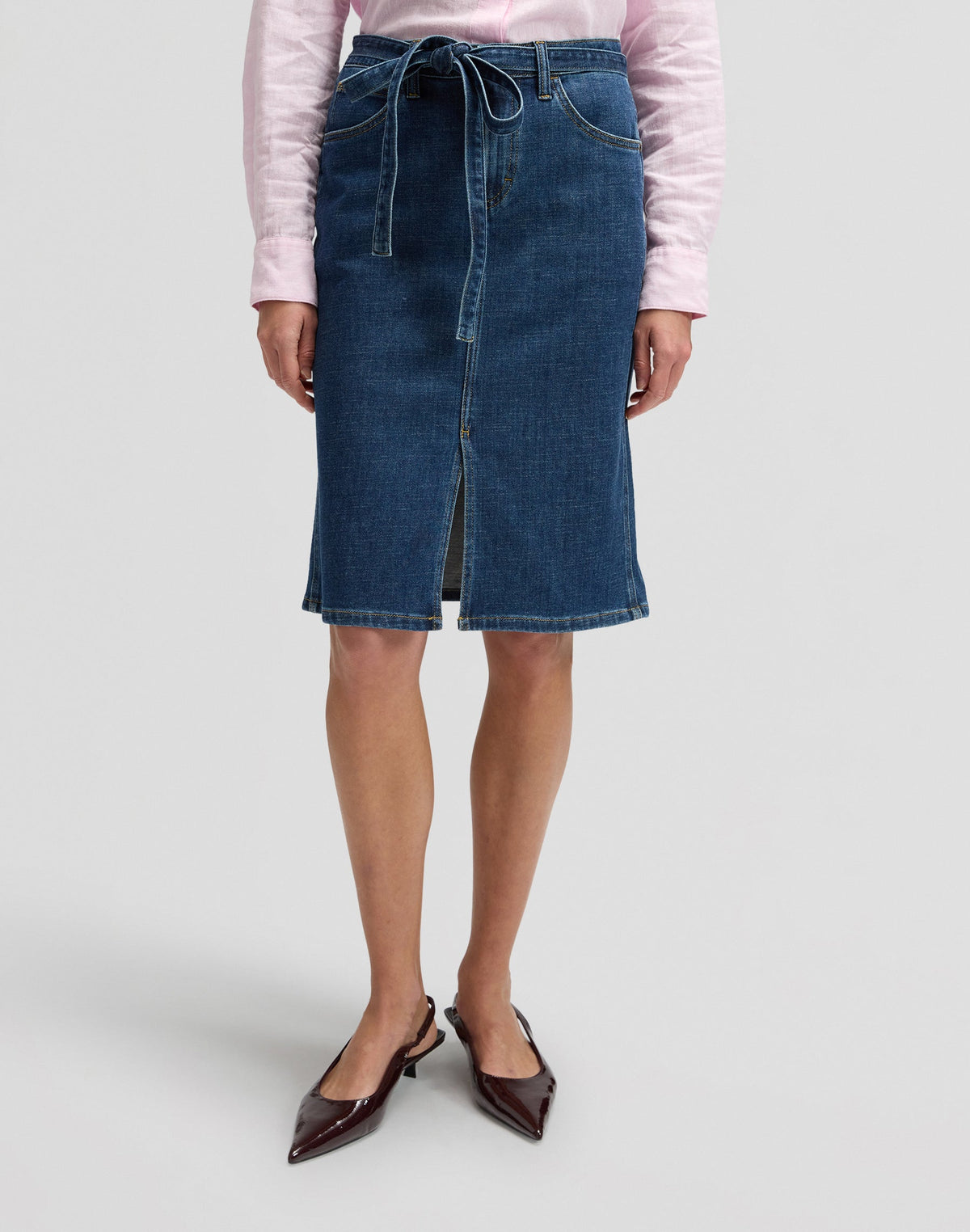 Midi Skirt With Bow in Seaside Trip