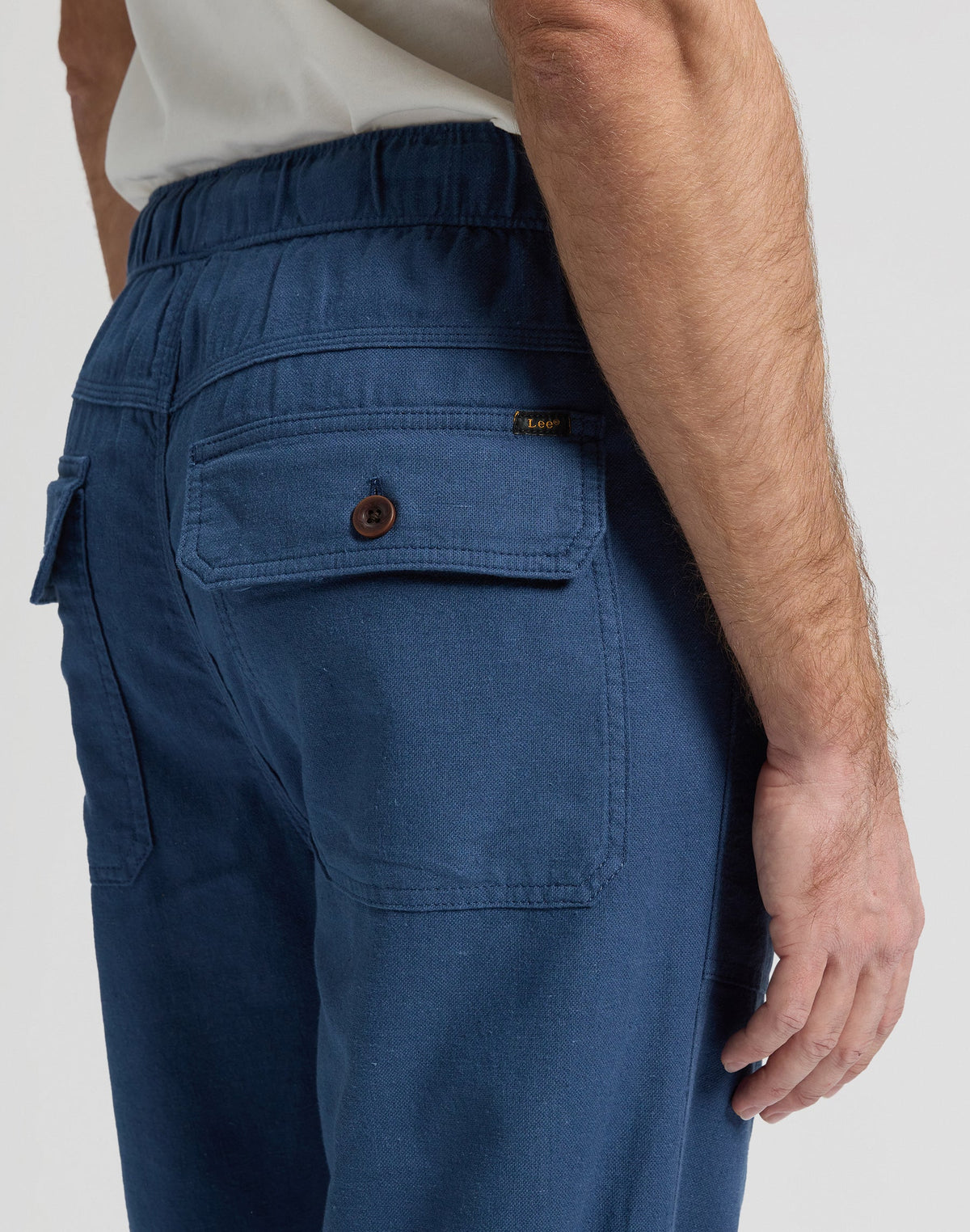 Utility Drawstring Pant in Academy Blue