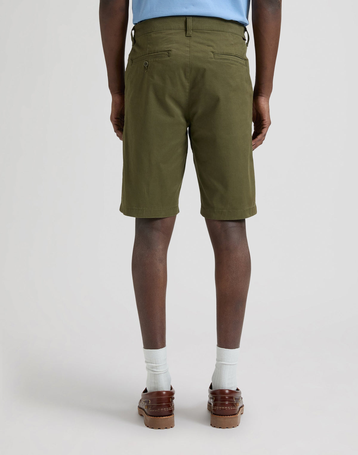 Regular Chino Short in Olive Moss