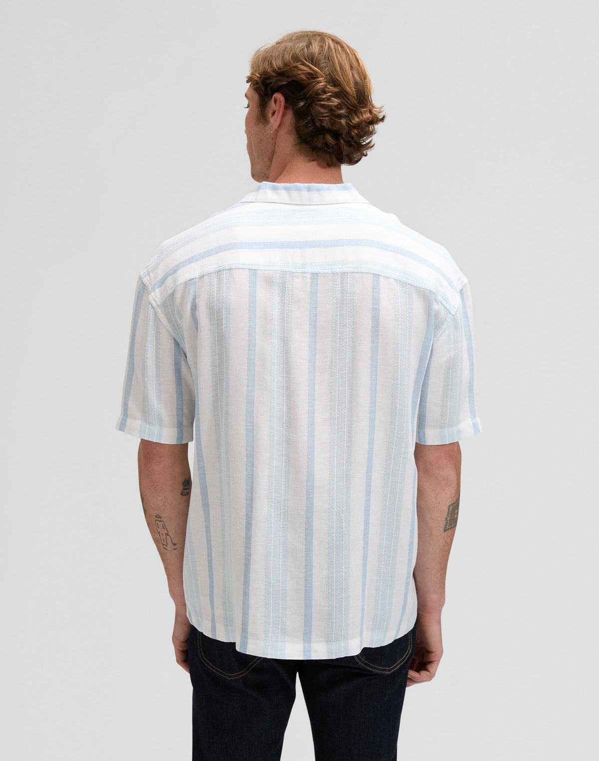 Rlx Resort Shirt in Beau Blue Stripe