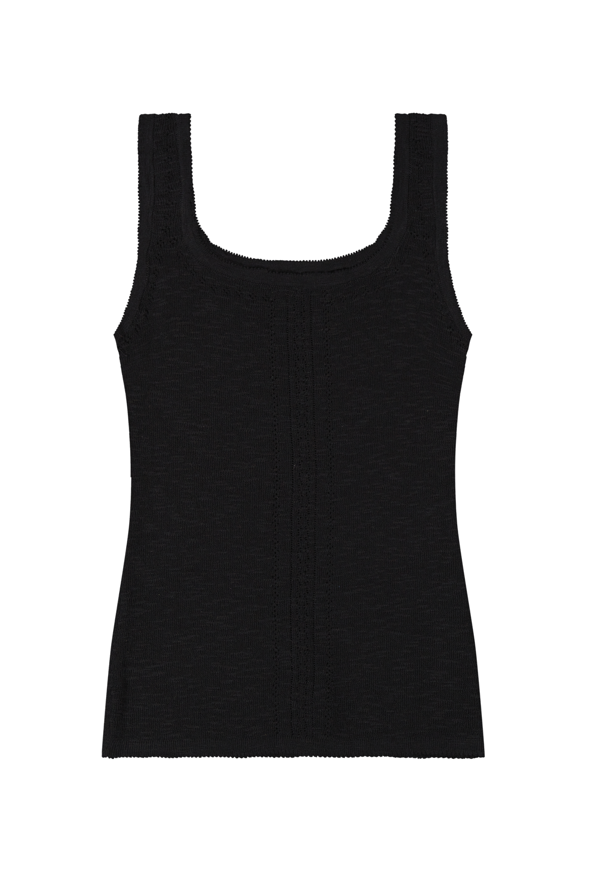 Knitted Tank in Black