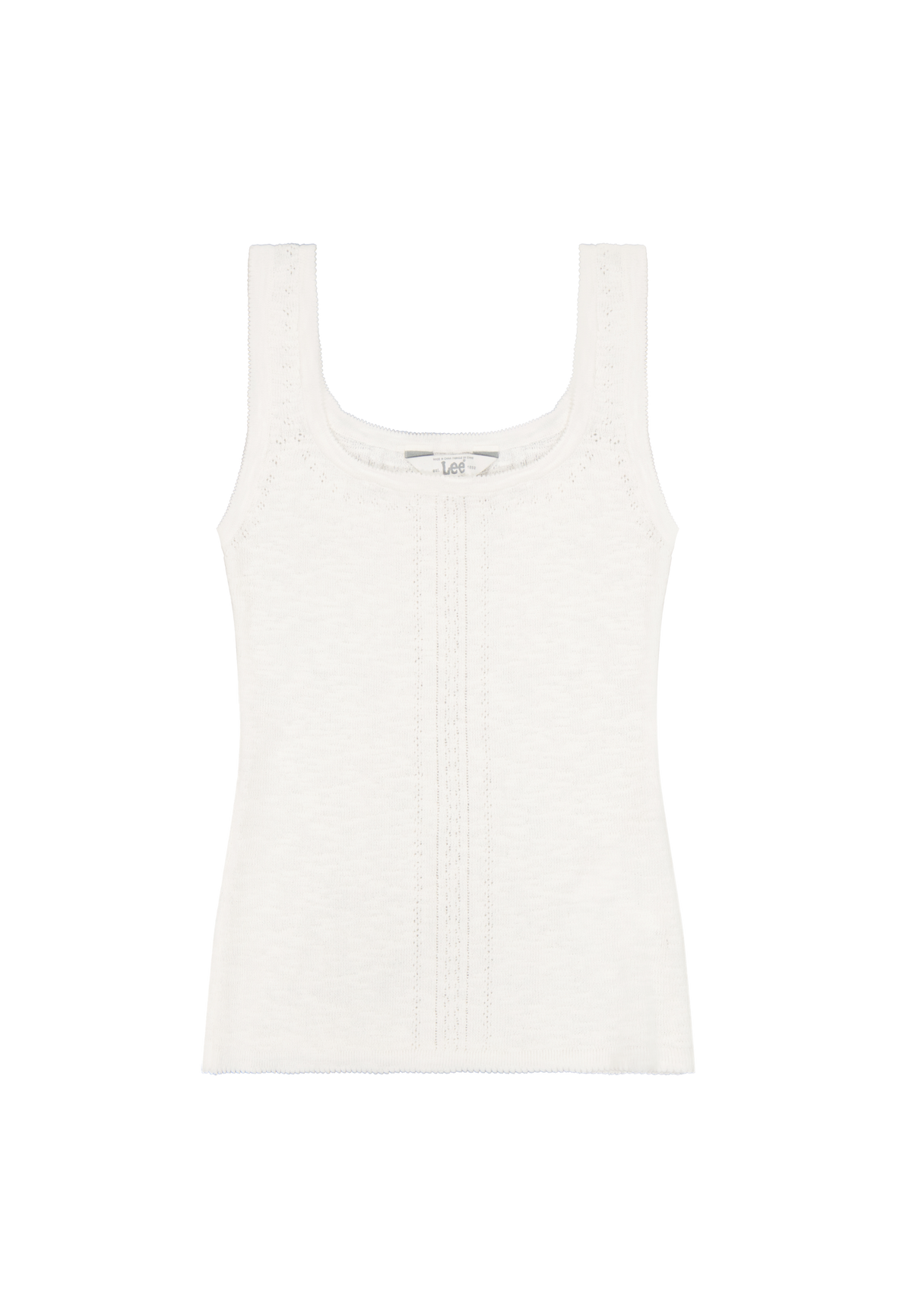 Knitted Tank in Ecru