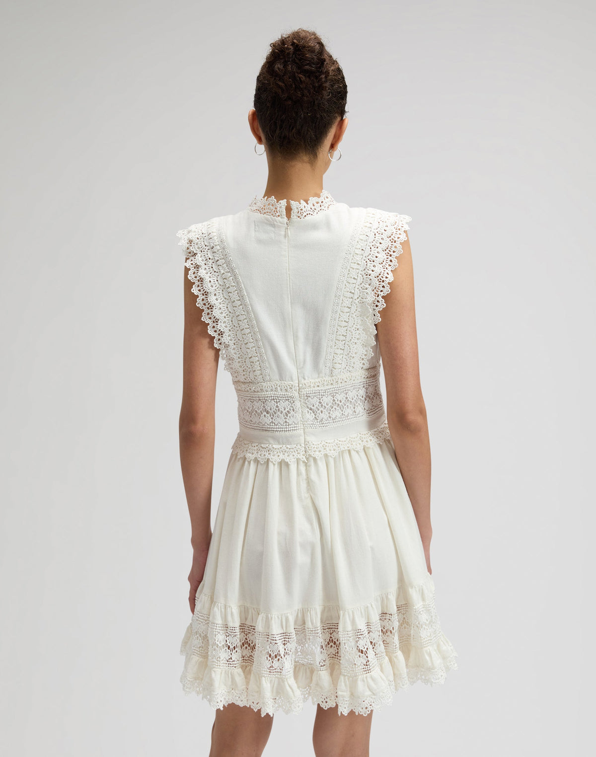 Bohemian Dress in Bright White