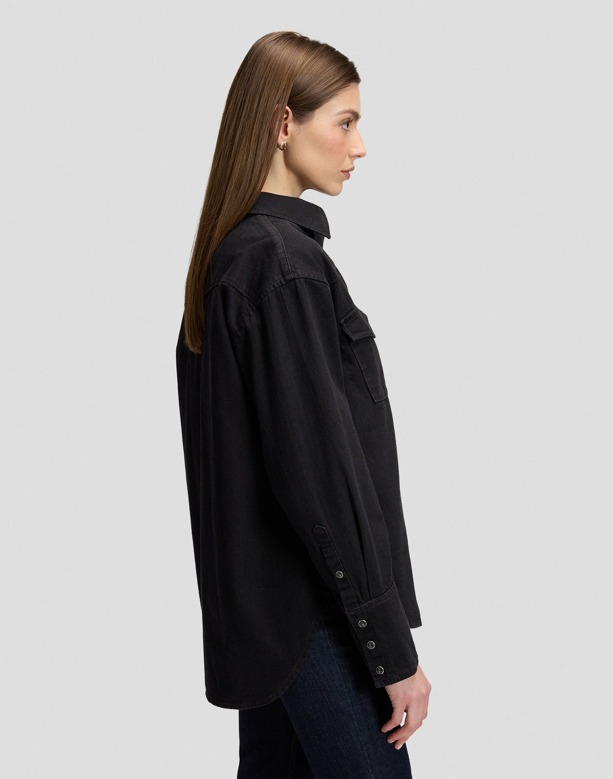 Hemd Essential Western in Dark Volume