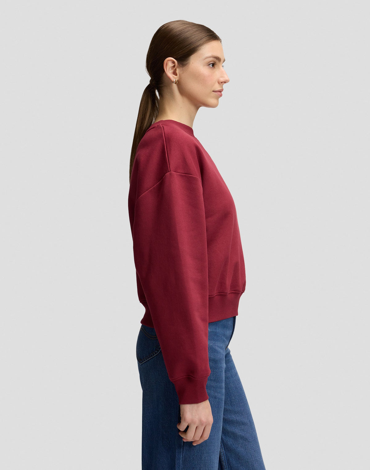 Sweatshirt Core in Tibetan Red