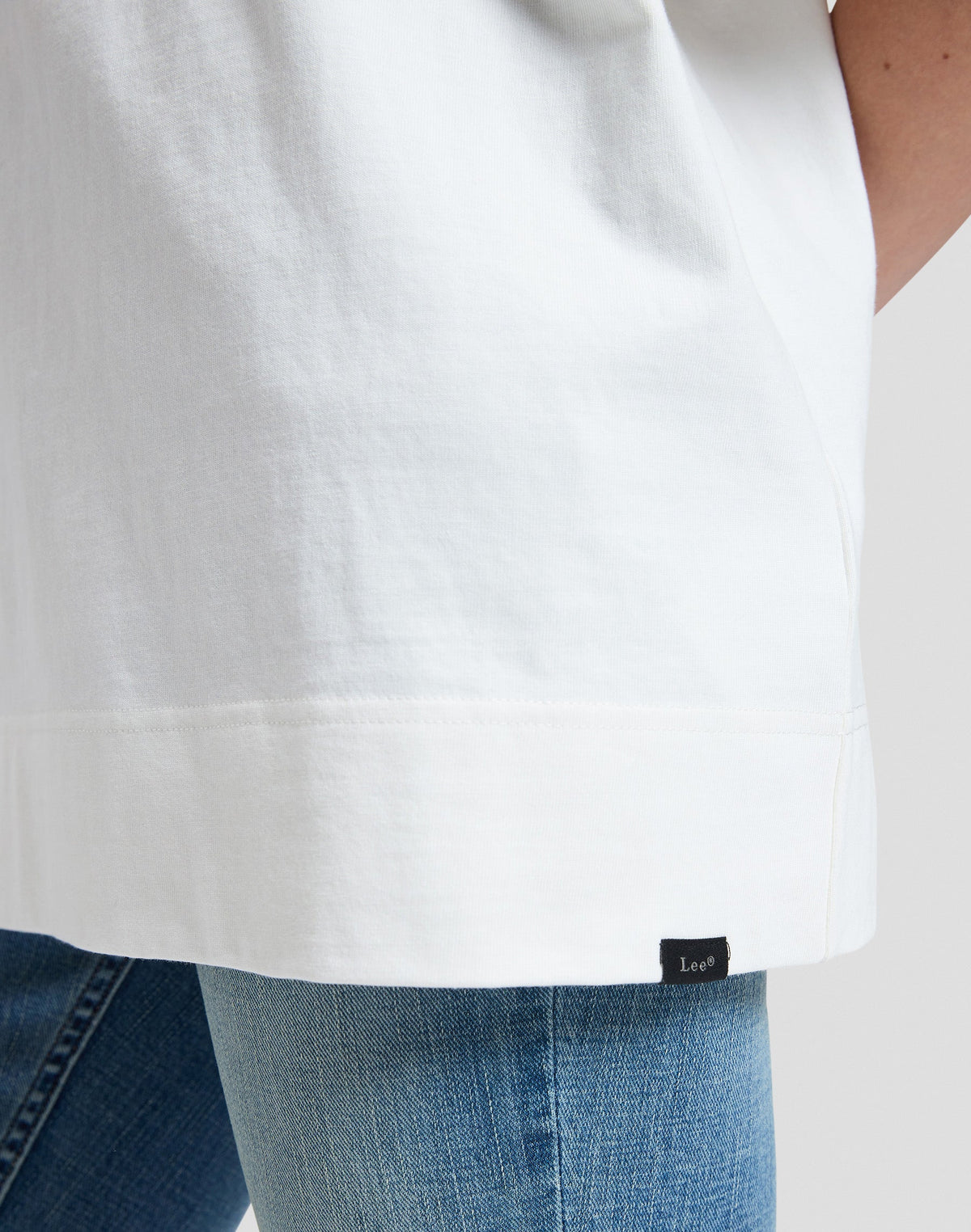 T-Shirt Elongated Boxy in Bright White