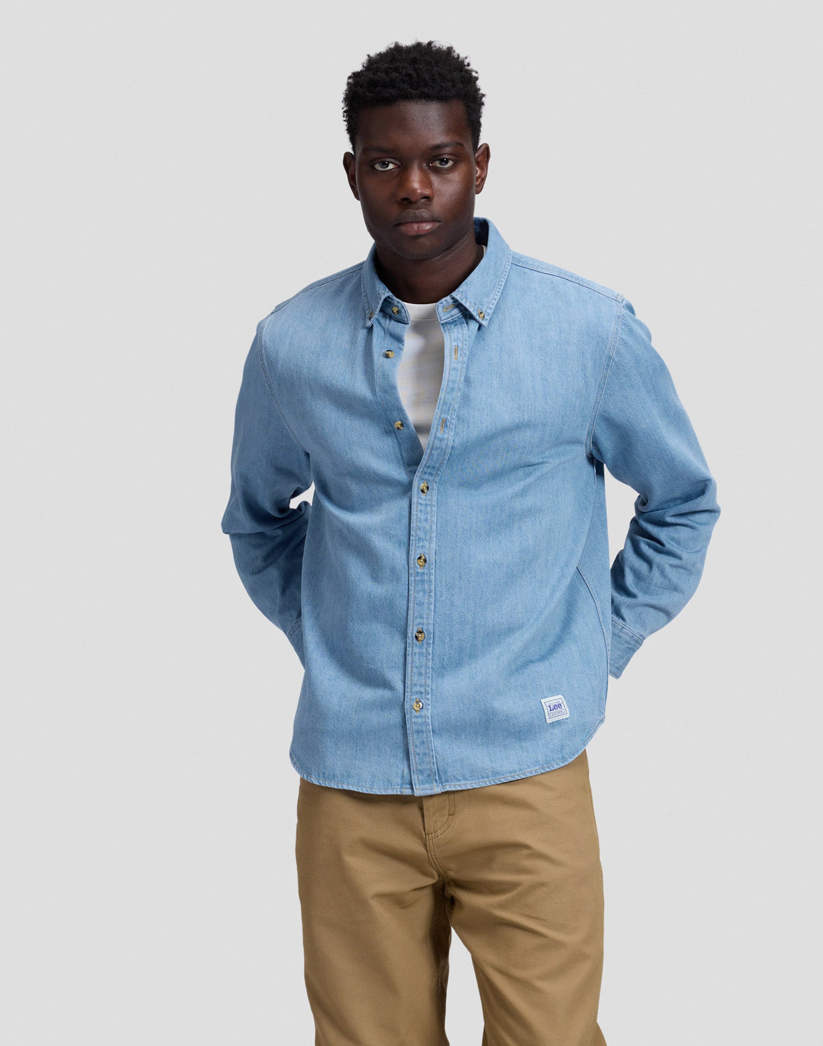 Jeanshemd Workwear Button Down in Just Me