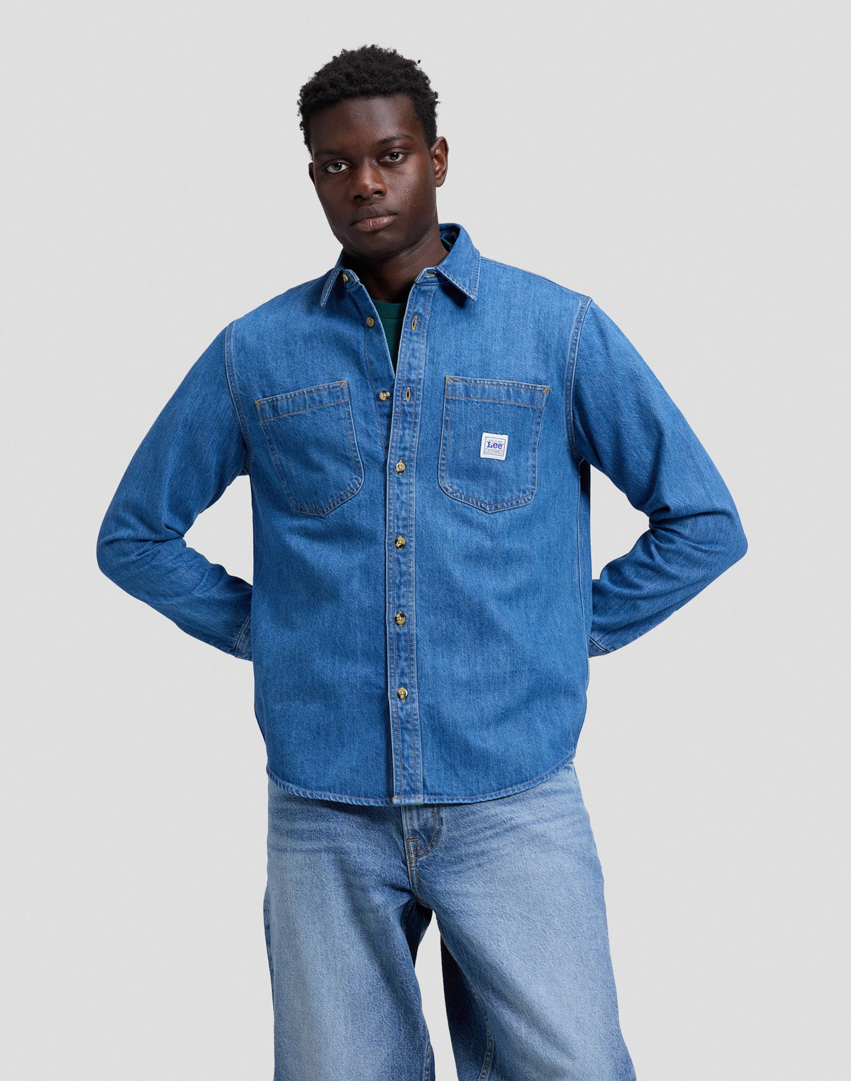 Jeanshemd Workwear 2.0 in Tradewinds