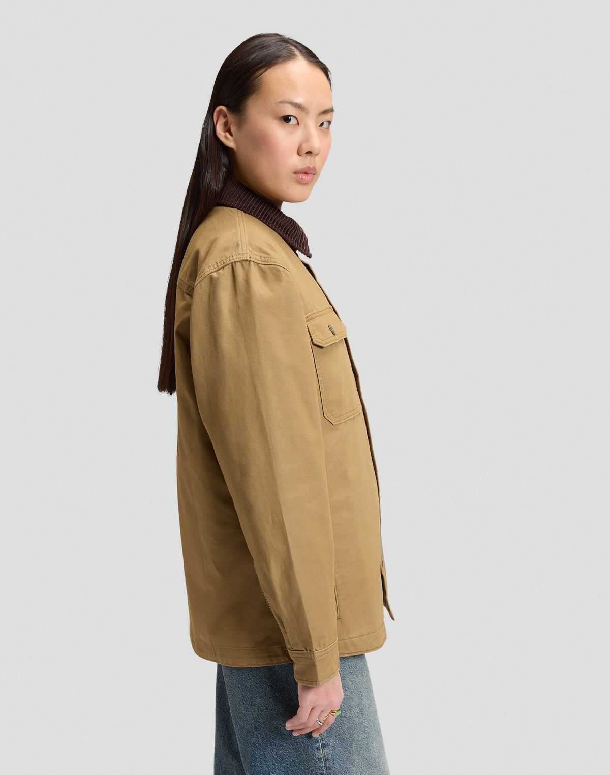 Overshirt Workwear in Dark Khaki