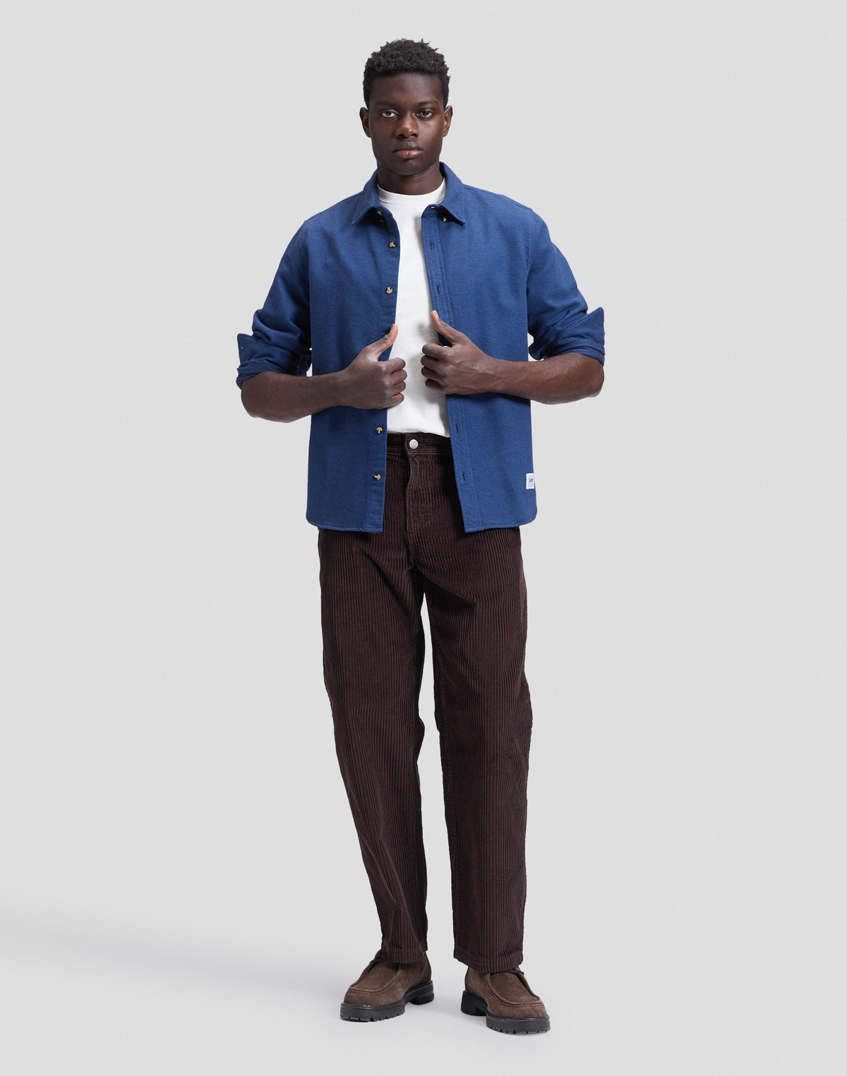 Jeanshemd Workwear Button Down in Insignia Blue