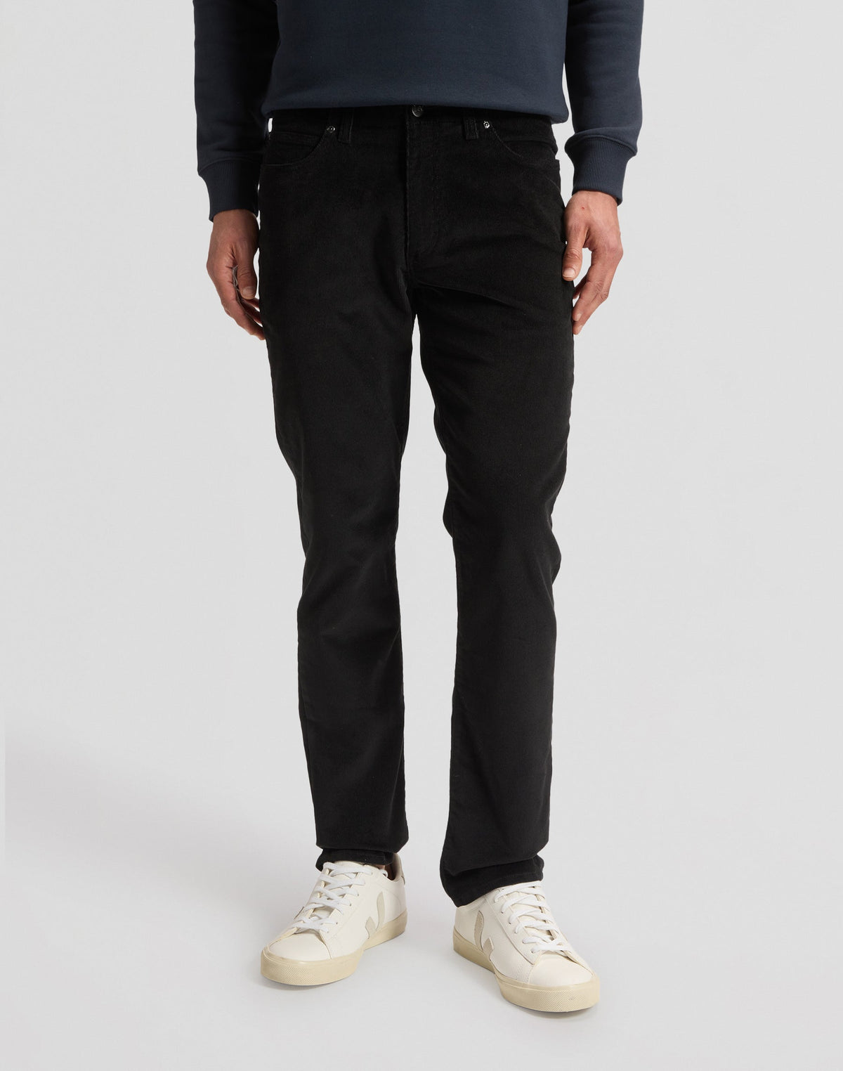 Cordhose Slim Fit Mvp in Black