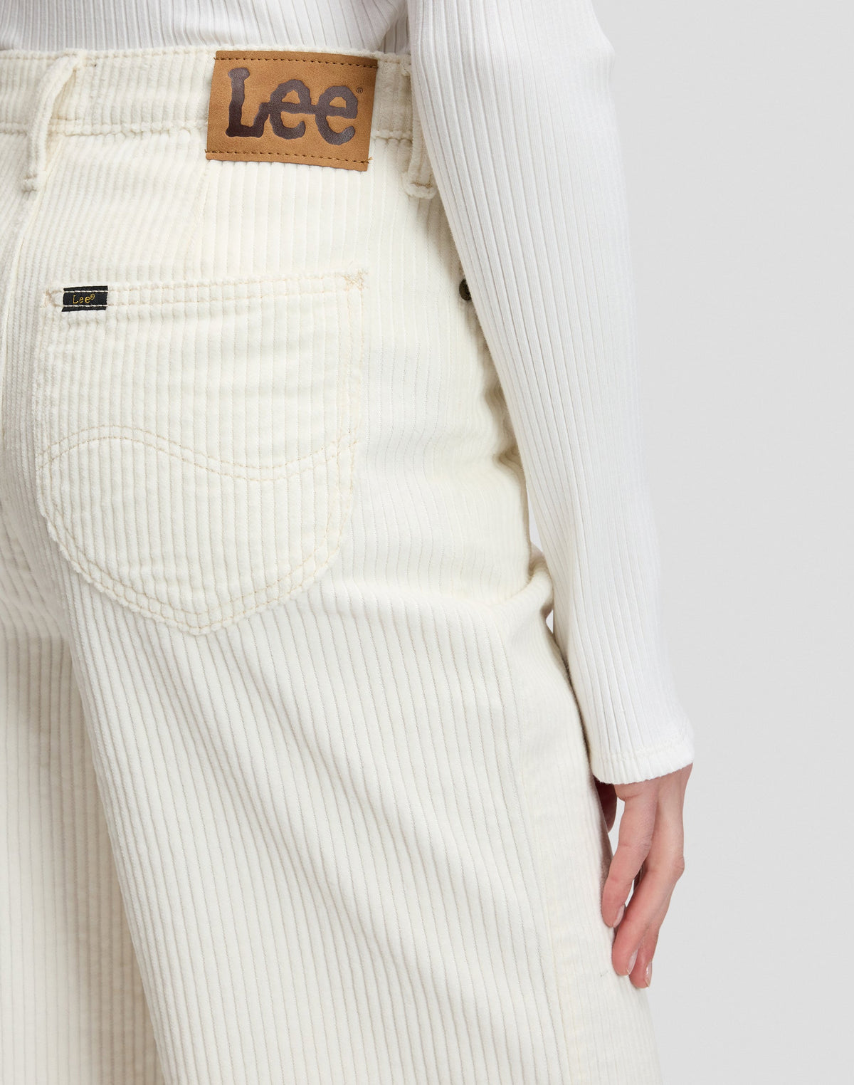 Cordhose Stella in Ecru