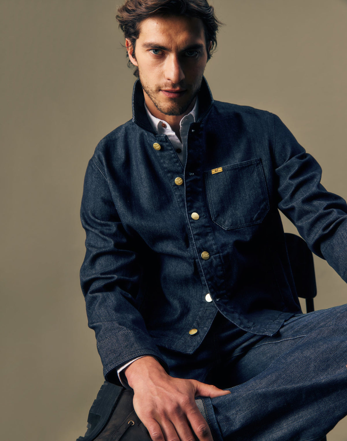 Jeansjacke Denim in Pure Gold