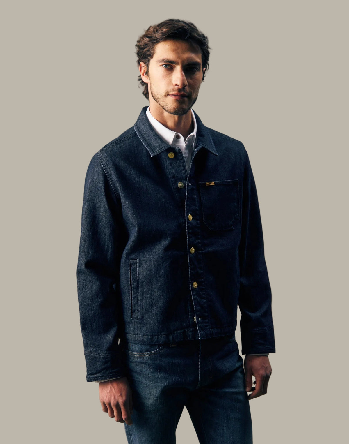 Jeansjacke Denim in Pure Gold