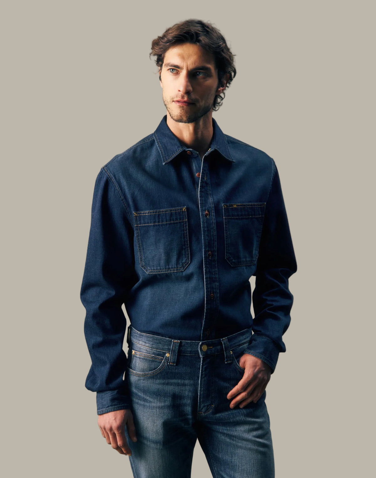 Jeanshemd in Golden Age