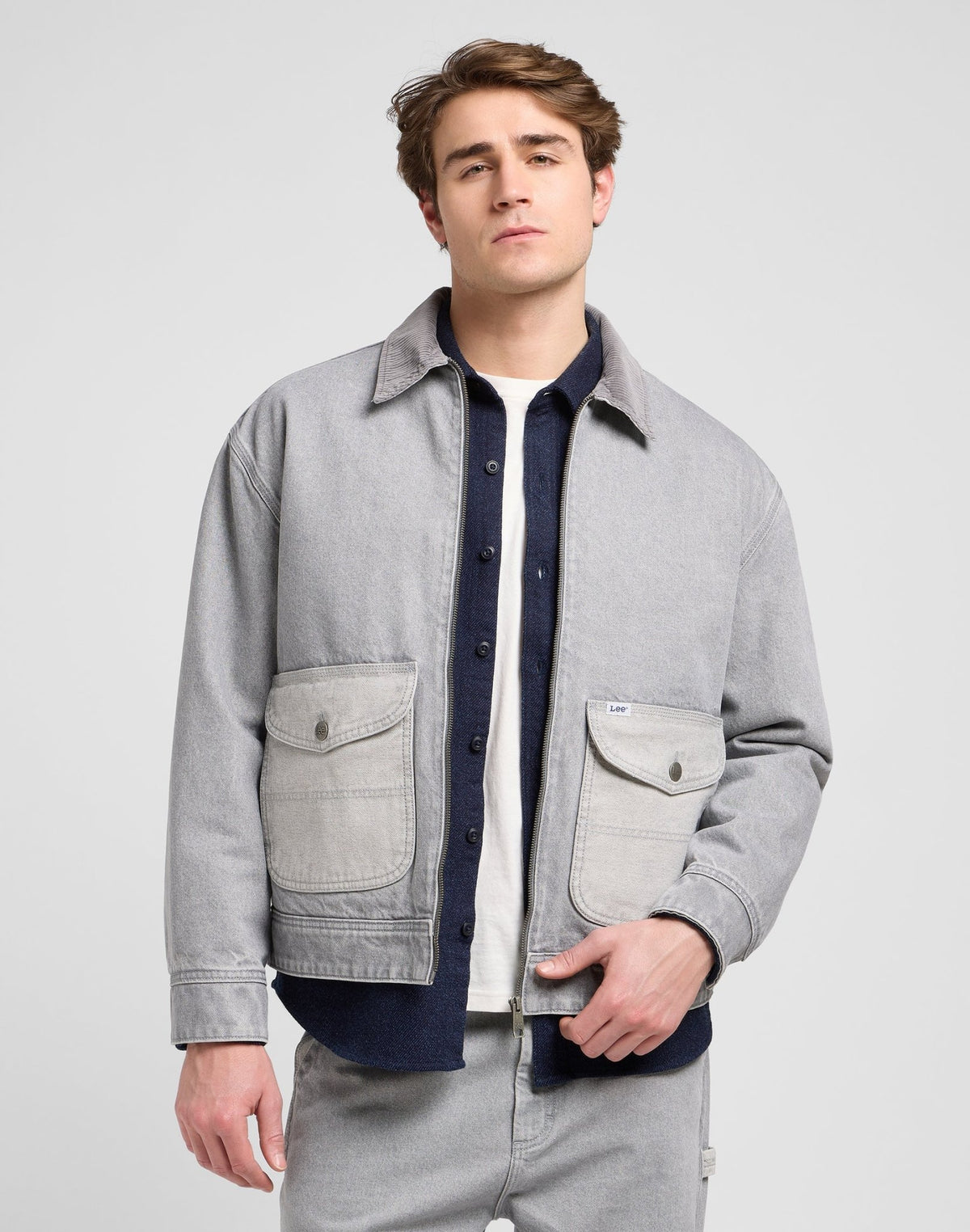 91U Utility Jacket in Gemini Grey - LEE Schweiz