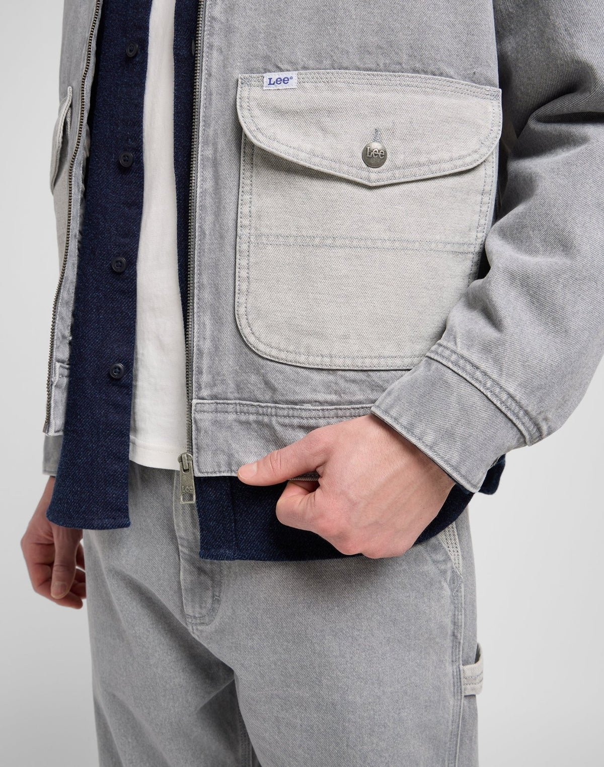 91U Utility Jacket in Gemini Grey - LEE Schweiz
