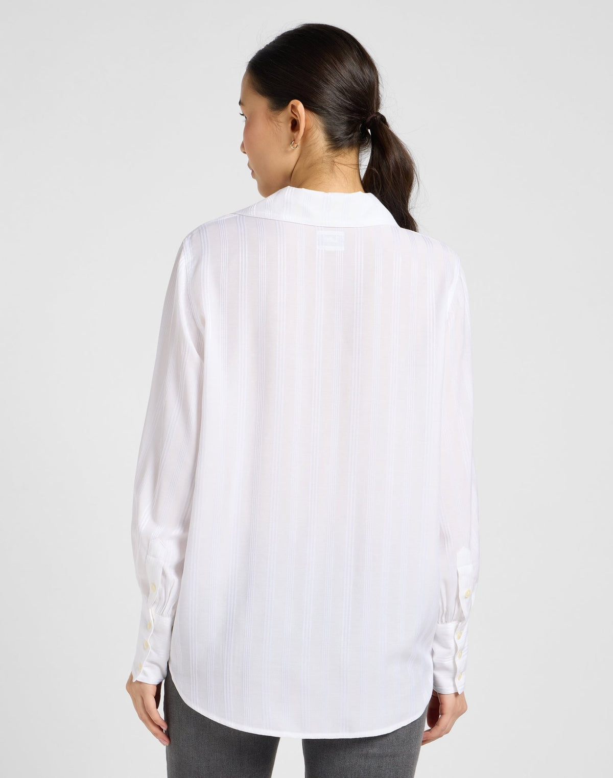 Balloon Sleeve Shirt in Bright White - LEE Schweiz